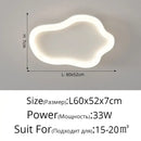 Modern white cloud ceiling light bedroom soft glow illumination