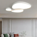 Modern white cloud ceiling lights for living room oval led panels
