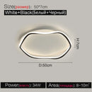 Modern white cloud led ceiling lamp for minimalist bedroom