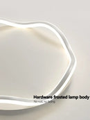 Modern white cloud led ceiling lamp for minimalist bedroom