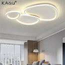 Modern white cobblestone led ceiling lights living room chandelier