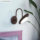 Modern white & coffee rotatable wall sconce lamp bedroom led light