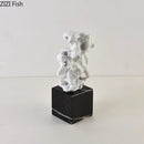 Modern white coral creative resin sculpture living room decor
