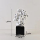 Modern white coral creative resin sculpture living room decor