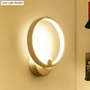 Modern white curved led wall lamp bedroom light type