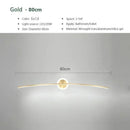 Modern white curved led wall lamp for bathroom living room