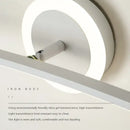 Modern white curved led wall lamp for bathroom living room