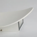 Modern white curved led wall lamp for bedroom