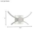 Modern white curved led wall light bedroom 110v-120v sconce