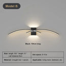 Modern white curved led wall light strip living room sconce