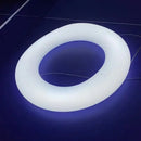 Modern white & dark gray cloud pendant light for living room