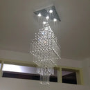 Modern white decorbites crystal ceiling chandelier for living room