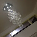 Modern white decorbites crystal ceiling chandelier for living room