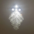 Modern white decorbites crystal ceiling chandelier for living room