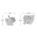 Modern white decorbites geometric ceramic vase living room block splicing