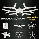 Modern white deformable led garage lights garage ceiling lamp