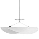 Modern white designer cloth cover pendant chandelier bedroom light