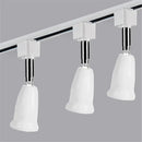 Modern white dimmable led track lighting fixture for living room art