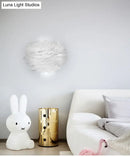 DecorBites™ Modern Feather Wall Lamp: Stylish Ambient Lighting for Living Room & Bedroom Decor