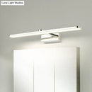 Modern white finish led wall light bathroom sconce