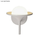 Modern white flared sconce light bedroom wall lamp 110v-120v
