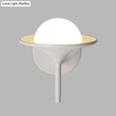 Modern white flared sconce light bedroom wall lamp 110v-120v