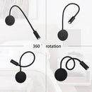 Modern white flexible led wall spot light bedroom reading lamp