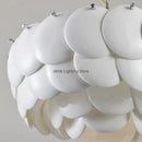 Modern white french ceramic chandelier living room pendant light