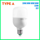 Modern white frosted glass led ceiling lamp bedroom e27 bulb