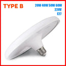 Modern white frosted glass led ceiling lamp bedroom e27 bulb