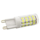 Modern white g9 led corn bulb chandelier lamp for living room