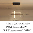 Modern white geometric aluminum pendant light for living room