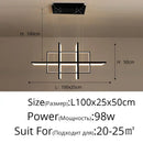 Modern white geometric aluminum pendant lights for dining room