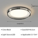 Modern white geometric led ceiling lamp living room light