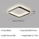 Modern white geometric led ceiling lamp living room light