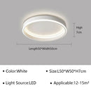 Modern white geometric led ceiling lamp living room light