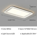 Modern white geometric led ceiling lamp living room light