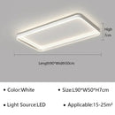 Modern white geometric led ceiling lamp living room light