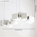 DecorBites™ Contemporary LED Island Light Fixture: Metallic Living Room Pendant Light