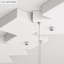 DecorBites™ Contemporary LED Island Light Fixture: Metallic Living Room Pendant Light