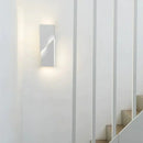 Modern white geometric wall lamp living room illuminated art