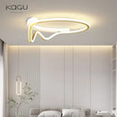 Modern white geometry round led ceiling light for living room