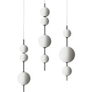 Modern white glass ball led pendant light – kitchen & dining room
