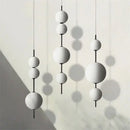 Modern white glass ball led pendant light – kitchen & dining room