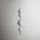 Modern white glass ball led pendant light – kitchen & dining room