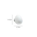 Modern white glass egg wall sconces bedroom wall lamp