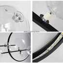 Modern white glass strip bubble chandelier kitchen bar pendant light