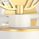 Modern white & gold antler wall light fixture bathroom vanity led
