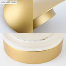 DecorBites™ White/Gold LED Wall Light with Warm/White Illumination - Perfect for Modern Bedrooms