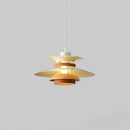 Modern white & gold designer pendant light living room